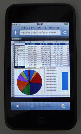 オンシート画面イメージ2