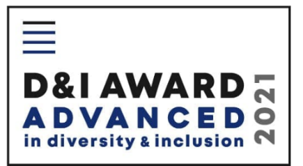 図：「D&I Award 2021」「アドバンス」認定ロゴ