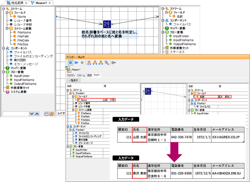 画像：「個人情報秘匿システムアダプター」の利用イメージ