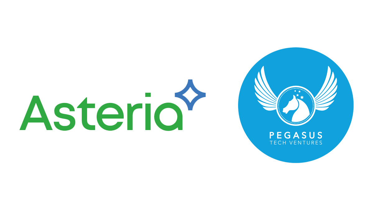 ロゴ：アステリア株式会社、Pegasus Tech Ventures, Inc.