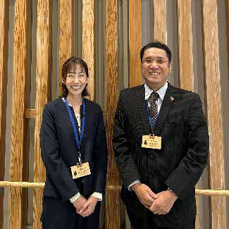 写真:鳥居氏と杉本氏